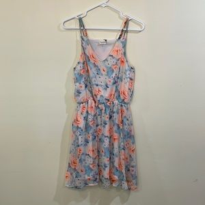 Spaghetti strap floral dress